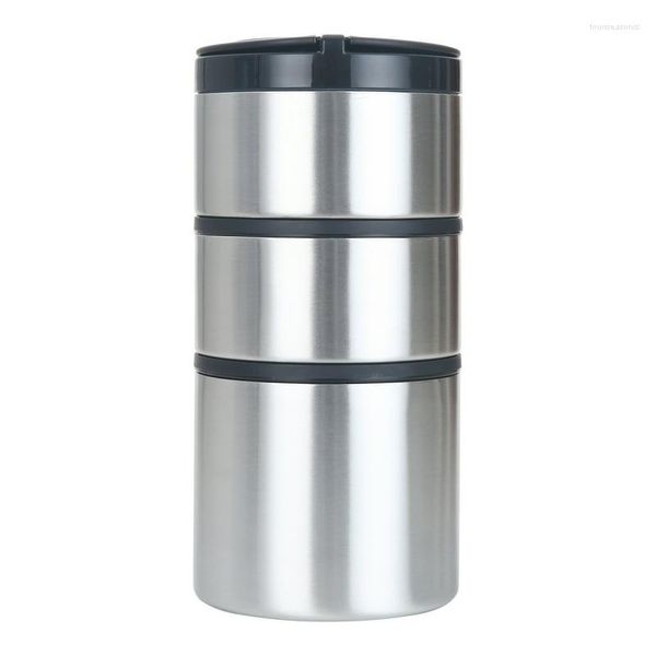Garrafas de armazenamento frasco de alimentos aço inoxidável 41 oz pequeno recipiente espremer frascos de vidro com tampas organizador de cozinha co