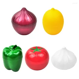 Bouteilles de rangement pour cuisine créative aliments Crisper Vegener Continer Onion Alum Tomate Green Pepper Refrigérateur Fresh Boîte