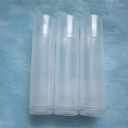 Bouteilles de rangement Shiping-5 ml à lèvres à lèvres Plastique transparent PP Lép brillant Sous-fondage Petit échantillon de maquillage de conteneur cosmétique vide