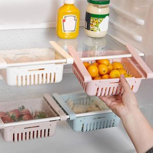 Storage Bottles Fridge Organizer Box Refrigerator Drawer Plastic Container Shelf Fruit Egg Food Rack Kitchen Accessories