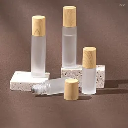 Bouteilles de rangement en verre givré bouteille de bouteille