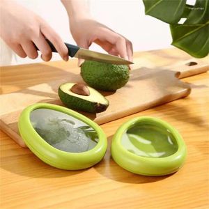Opslagflessen fruitgroente frishaving dekking avocado food box conservering zeehonden keuken gereedschap accessoires