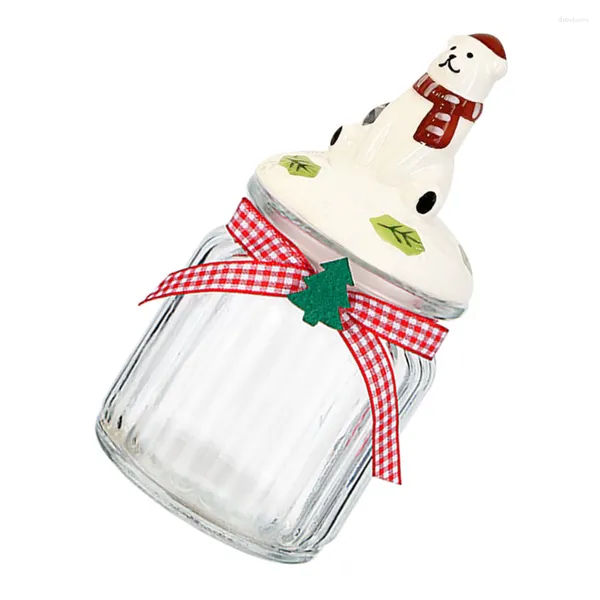 Bouteilles de stockage Gifts Clear Holder Christmas Xmas Party Favors Container