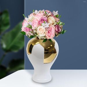 Opslagflessen gember jar keramische tank verzamelbaar met deksel luxe vaas voor bloemen arrangement feest slaapkamer bruiloften tempel