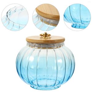 Bouteilles de stockage pot en verre bonbons petit avec couvercle petits pots bouteille conteneur couvercles décoratif doux