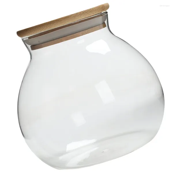 Bouteilles de stockage bocaux en verre, bocaux de céréales, collation, récipient alimentaire à haute teneur en Borosilicate, thé, bonbons