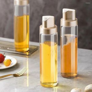 Bouteilles de rangement en verre olive cuisine accessoire sauce soja assaisonnement bouteille de vinaigre huiles de distributeur d'huile de pot condiment