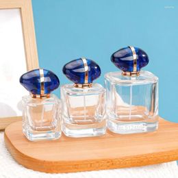 Botellas de almacenamiento Glass Spray Perfume Bottle 50ml 30 ml de recipiente de atomizador recargable Mist Es esencial Clasificación de Clasificación Cosmética