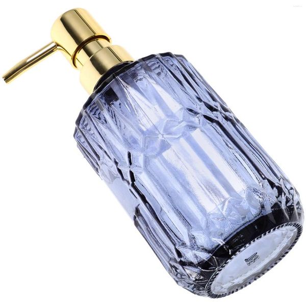 Botellas de almacenamiento Dispensador de regadera de vidrio Botella de jabón de manos con bomba Ducha de baño