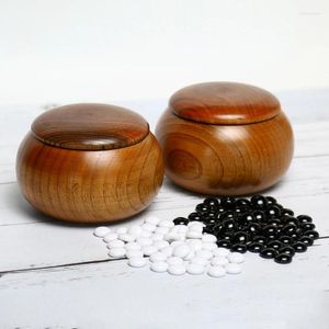 Opslagflessen Go Game High Grade Gift Box Stones Bowls Jujube Wood Gobang Baduk voor spelers