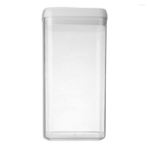 Botellas de almacenamiento Dispensador de granos Contenedor Encimera Tanque de alimentos Cocina Caja de frijoles secos Tarro de cereales de arroz transparente 3.3L