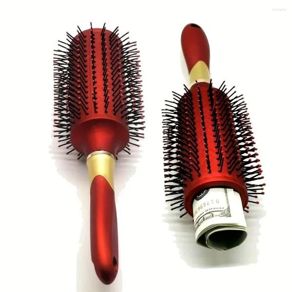 Bouteilles de rangement en forme de brosse à cheveux, boîte de rangement cachée, voyagez avec style avec le peigne Charmonic, coffre-fort de dérivation