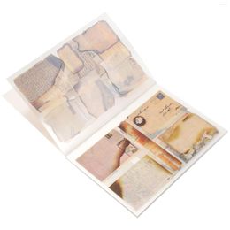 Opslagflessen handaccount sticker vintage decor diy sticker lijm stickers huisdier boek Japans papier materiaal