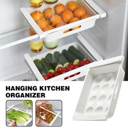Bouteilles de rangement suspendues organisateur de cuisine réfrigérateur accessoires de fruits d'oeuf