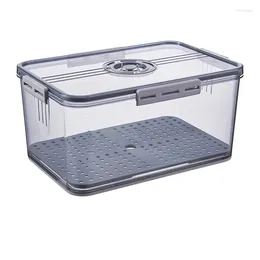Opslagflessen Bento Box met hoge capaciteit Keukenaccessoires Voedselcontainers Koelkast Vriezer Organisatoren Transparant huisdierveilig