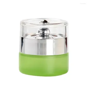 Bouteilles de stockage de haute qualité 20G, pot de crème vert clair, bouteille de masque en verre, 10 pièces/lot