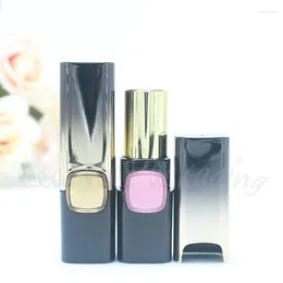 Botellas de almacenamiento de plástico de alto grado Color Lipstick Tube Diy Lip Gloss Vacío de contenedor cosmético (30 pc/lote)