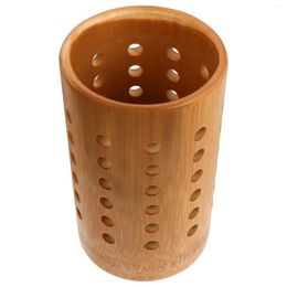 Porte-bouteilles de rangement, ustensile de cuisine, conteneur de couverts, organisateur de couverts, argenterie en bambou, ustensiles en bois, bloc de cuisson