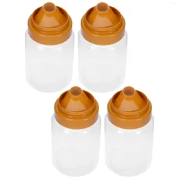Bouteilles de rangement bouteille miel étanche à air cleeur transparent contenant de ménage loquat