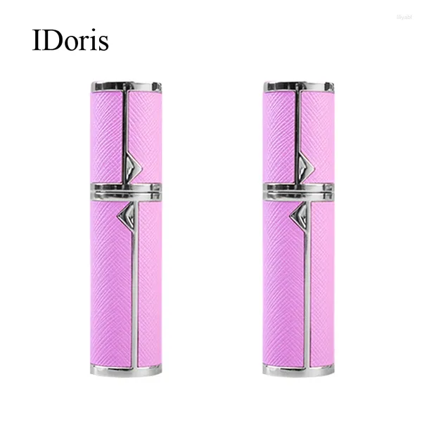 Botellas de almacenamiento Idoris 5 ml mini perfume de perfume de perfume relleno de bolsillo de botella de fondo