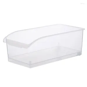 Bouteilles de rangement japonais en plastique transparent Récipient de contenant du panier de réfrigérateur-étagère de frigo