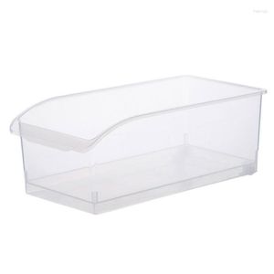 Bouteilles de stockage Style japonais en plastique transparent réfrigérateur conteneur de nourriture panier boîte réfrigérateur tiroir étagère ménage cuisine garde-manger