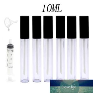 Opslagflessen potten 10ml navulbare lipgloss tubesclear plastic lege make-up diy containers met dispenser en trechter make-up Too Factory Prijs Expert Design