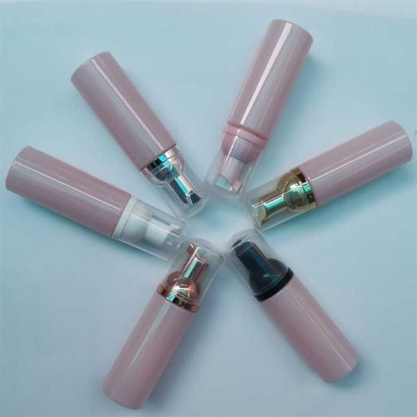 Bouteilles de stockage Pots 12 x 60 ml Mini pompe à mousse en plastique rose rechargeable bouteille cosmétique vide cils nettoyant extension de cils Shamp260t