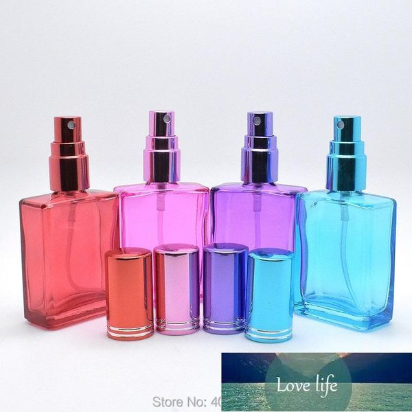 Botellas de almacenamiento Frascos 15ml Botella de spray de perfume Rojo Azul Rosa Púrpura Fragancia de vidrio Parfum Vacío 10pcs