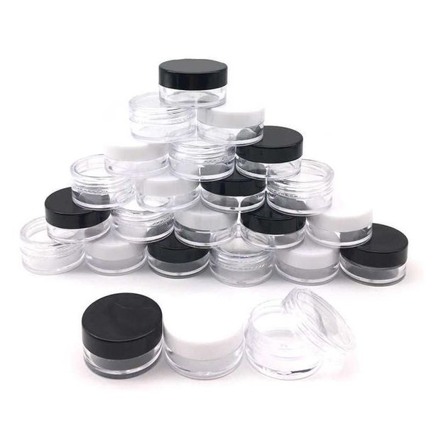 Bouteilles De Stockage Pots 200 Pcs Vide En Plastique Cosmétique Pot De Maquillage Pots 2G / 3G / 5G Échantillon Fard À Paupières Crème Baume À Lèvres Conteneur Boîte Drop Del Dhspd