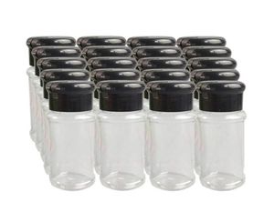 Bouteilles de stockage Bocaux 20PcsSet 100Ml Épices Salière Poivre Noir Assaisonnement Pot Peut Bouteille Barbecue Condiment Cuisine Gadget 1013615