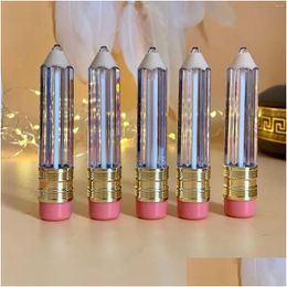 Opslag Flessen Potten 5Ml Lege Lipgloss Tube Container Heldere Buizen Potloodvorm Lipstick Hervulbare Lipgloss Verpakking Drop Deliver Dhyev