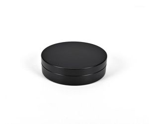 Bouteilles de rangement Jars 80 x 100 ml vides Round Matte Matte Black Aluminium Tins à lèvres pour emballage cosmétique Jar d'emballage en métal 80x28mm8433863