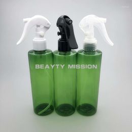 Opslagflessen Jars Beauty Mission 250ml 24 stks / partij Groen Lege Plastic Spray Fine Mist Pet Fles, Kappers Water Sproeier Haarsalon