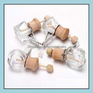 Bouteilles De Stockage Bocaux De Voiture Par Bouteille Clip Pour Huiles Essentielles Désodorisant Parfum Airs Sortie De Ventilation Bouteilles En Verre Vides Gga5105 Dro Dhvud