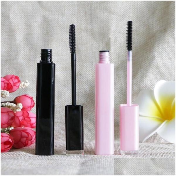 Bouteilles de rangement pots vides rimel étanche mascara tubes crème à la crème sexy 6 ml rose noir mascaras longs cils de cils outils de maquillage pack dhhnr