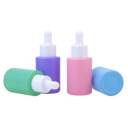 Opslagflessen potten nieuwe aron kleur glazen druppelaar fles voor etherische olie per 30 ml 1oz mode cosmetische containers portab dhgarden dhu8l