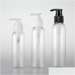 Bouteilles De Stockage Bocaux Pompe Bouteille Ronde Shoder Emsion Vis Transparente Vide Spray Crème Étrange Voyage Cosmétique 0 97Py A29 Drop D Dhnjy