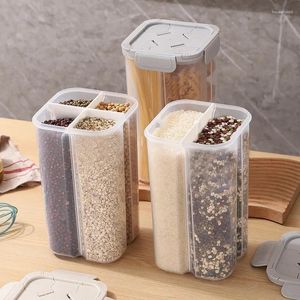 Opslagflessen Potten Klikvak Granen Granen Plastic PP Afdichting Keuken Transparante Food Grade Huishoudelijke Noodle Container