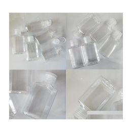 Opslagflessen potten transparante hand sanering plastic flessen lege alcohol desinfectie container mini vloeibare make -uppakket su dhymf