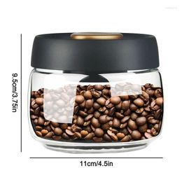 Bouteilles de stockage Bocaux Pot en verre sous vide avec couvercle 500/900 / 1200 ml Récipient de grande capacité pour la cuisine en conserve céréales café pâtes Sug Dhmfg