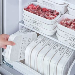 Bewaarflessen Potten Witte containers Vershouddoos Keuken Koelkast Voedsel Verzegelde organizer 231130