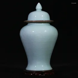 Botellas de almacenamiento Jingdezhen Cerámica Jengibre Jengibre Jarra de porcelana antigua