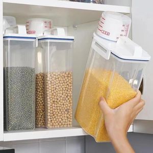 Bouteilles de stockage cuisine ménage divers réservoir de céréales Portable boîte scellée pour fournitures maison