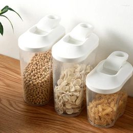 Botellas de almacenamiento Cocina Recibir clasificación de grano que consiste en leche Polvo de plástico sellado Fideos de soja de soja fresca