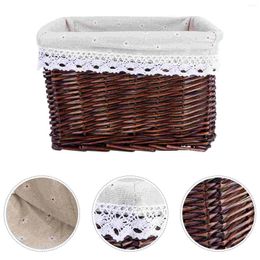 Bouteilles de rangement Panier de triage de cuisine Top Top Decor Laundry Decoration Home Decoration Toydries Wicker