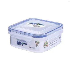 Opslagflessen grote plastic voedselcontainer met luchtdichte deksel voor pantry (4) magnetron vaatwasser en lekbestendige containers