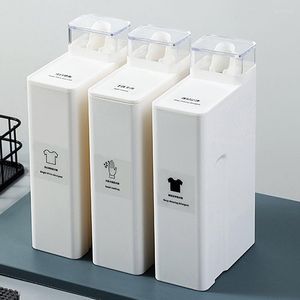 Bouteilles de stockage Détergent à lessive Sous-bouteille Salle de bains Grande capacité Embouteillage En plastique Désinfectant pour les mains Supplément Remplacement