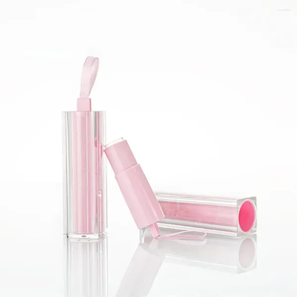 Bouteilles de rangement LB45 Emballage de rouge à lèvres noir et rose