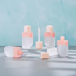 Bewaarflessen Lipglazuur Verpakkingsmateriaal Roze buis DIY Make-upbenodigdheden Glansflescontainer ABS